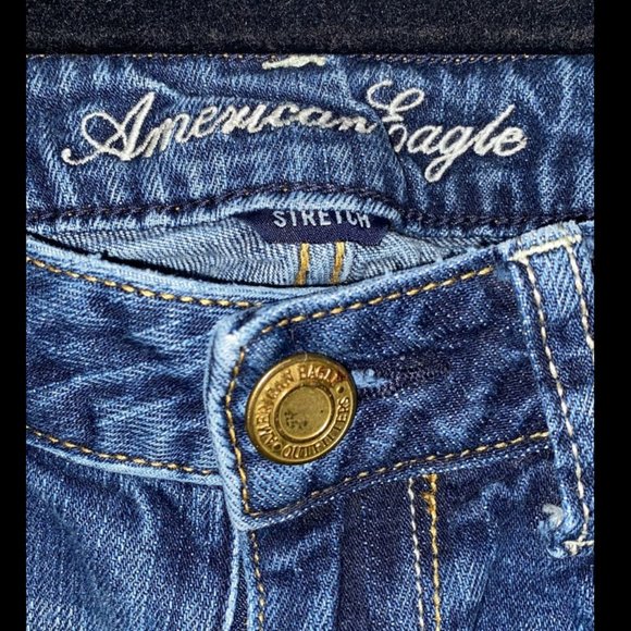 Size 6 X-Long Skinny Stretch Denim Jeans, American Eagle, bottoms, pants - Picture 2 of 10